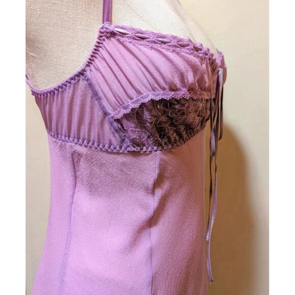 Victoria's Secret RARE y2k milkmaid 100% silk slip chemise babydoll nightie - Picture 4 of 13